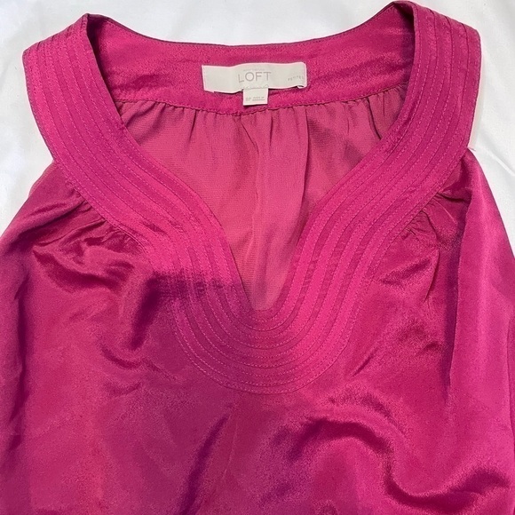 Loft size 8 petite pink mini dress - Picture 3 of 5